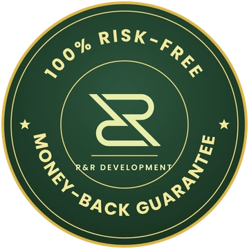 R&R Development — Do the Work Guarantee badge
