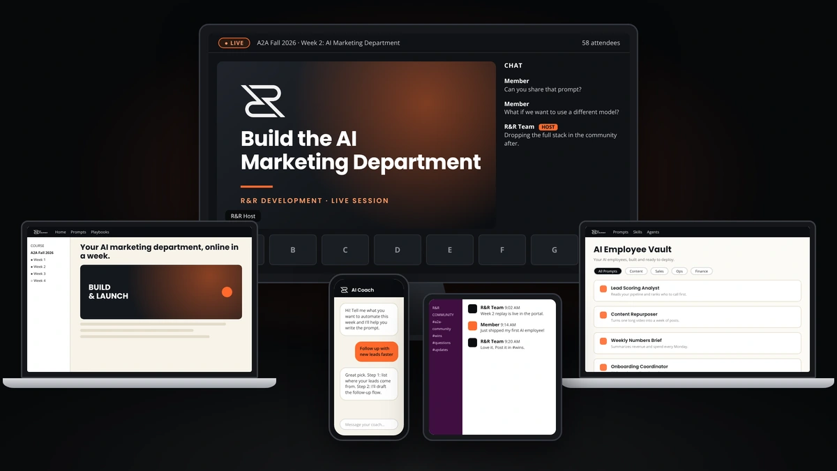 A2A student portal and AI Business Brain